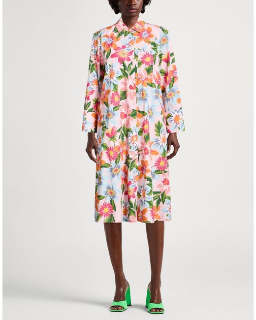 Robert Friedman White Midi Dresses
