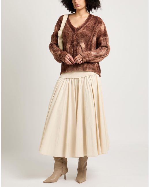 Roberto Collina Brown Pullover