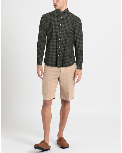 Giannetto Portofino Gray Shirt Cotton for men