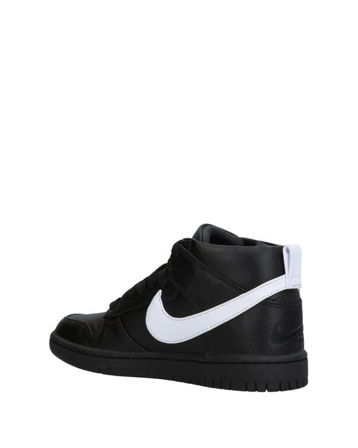 black nike shoes high top