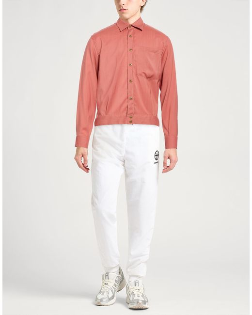 Costumein Pink Shirt Virgin Wool for men