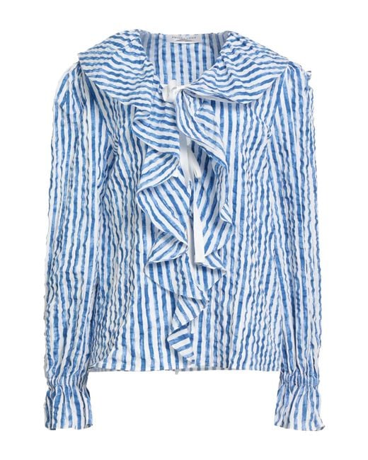 Philosophy Di Lorenzo Serafini Blue Hemd