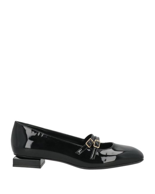 Agl Attilio Giusti Leombruni Black Ballet Flats Leather