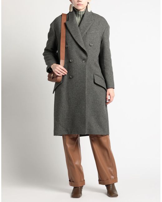Manteau long Isabel Marant en coloris Gray