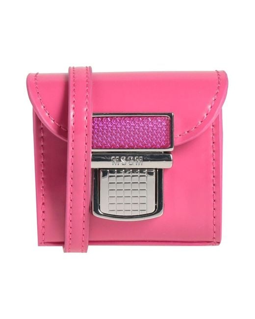 Bolso con bandolera MSGM de color Pink
