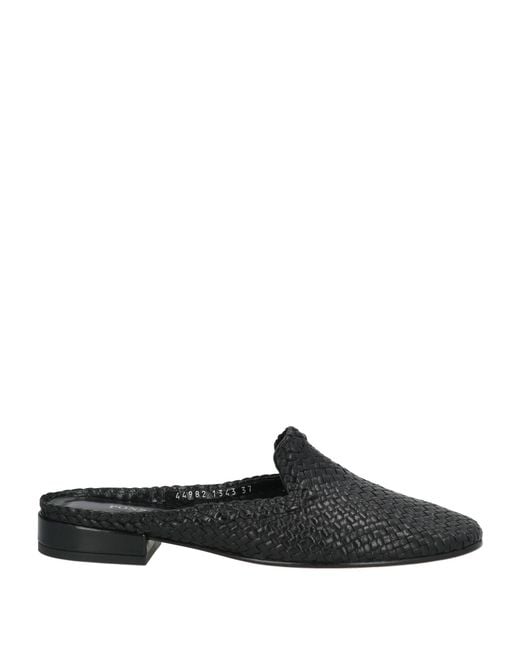 Pons Quintana Black Mules & Clogs Leather