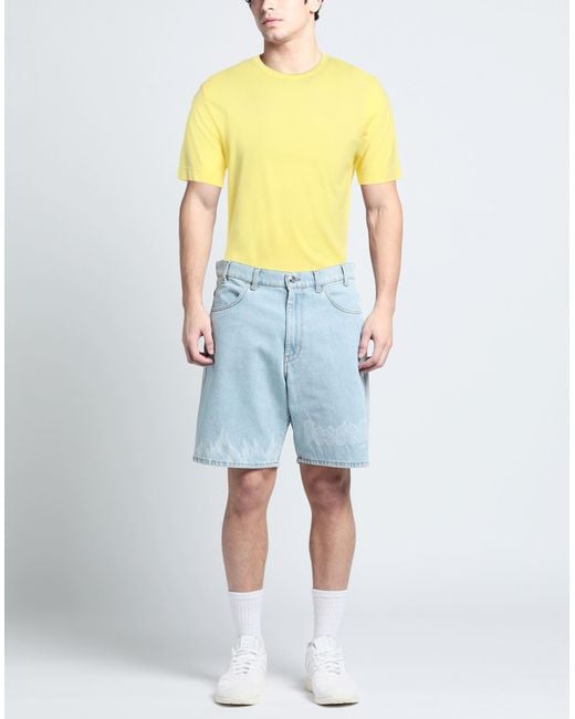 FILIPPO DE LAURENTIIS Yellow T-Shirts for men