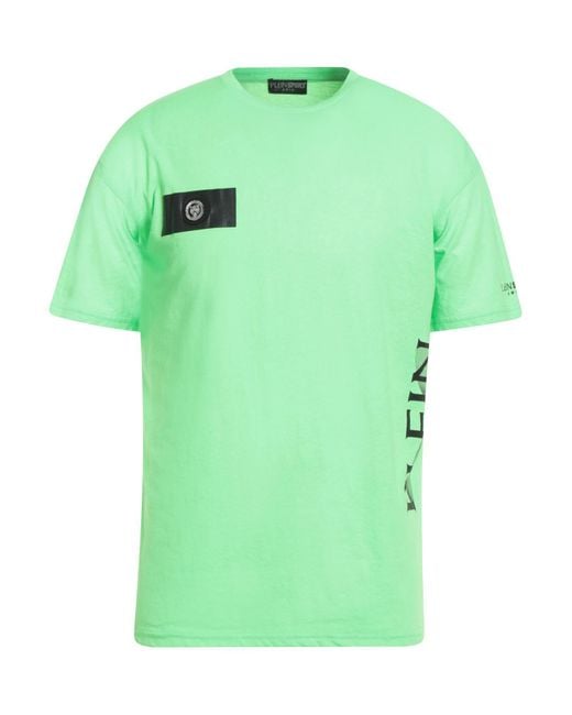 Philipp Plein Green Swim T-Shirt Polyester, Cotton for men