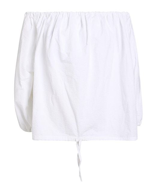 Marques'Almeida White Top Cotton