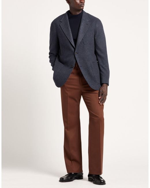 Boglioli Blue Blazer Wool, Cashmere for men