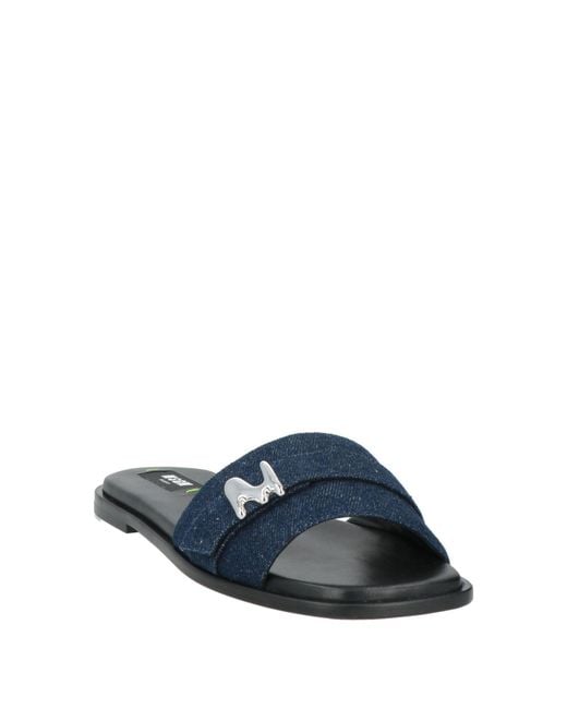 MSGM Blue Sandale