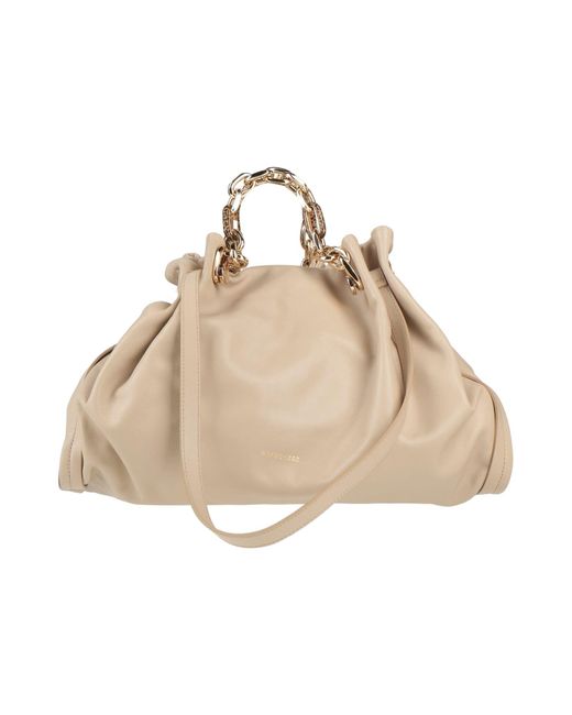 Bolso de asas largas Borbonese de color Natural