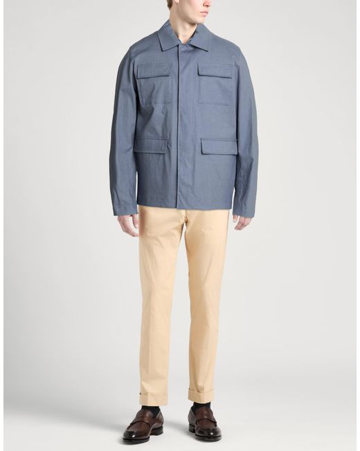 Herno Blue Jacket Cotton for men