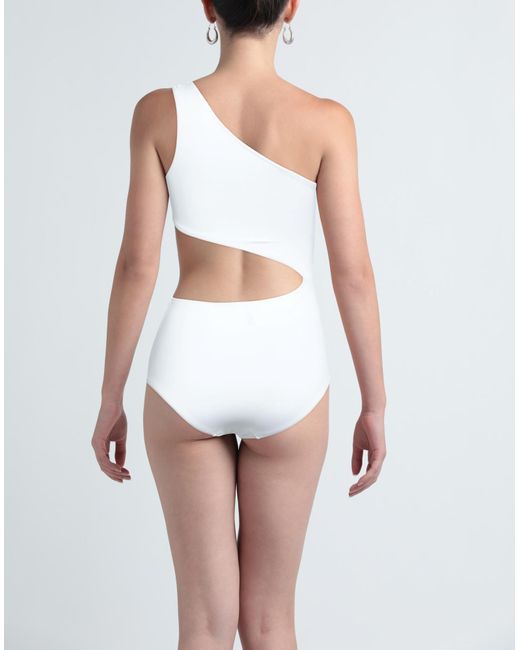 Laura Urbinati White One-piece Swimsuit