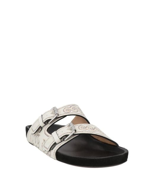 Isabel Marant White Sandals