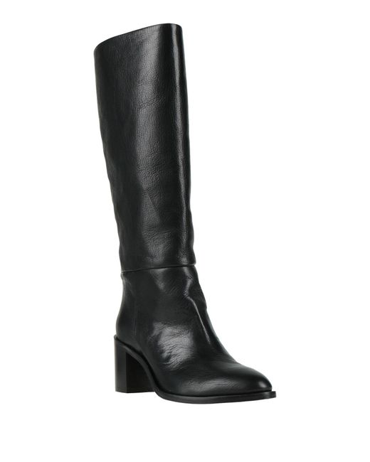 P.A.R.O.S.H. Black Boot Leather