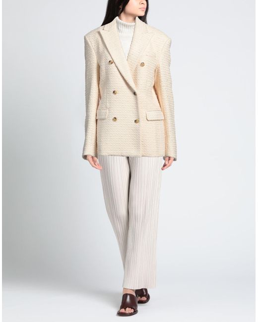 Amiri Natural Blazer Cotton, Wool, Polyester