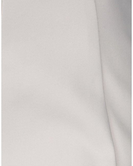 Angelo Marani Gray Light Pants Cotton, Polyamide, Elastane