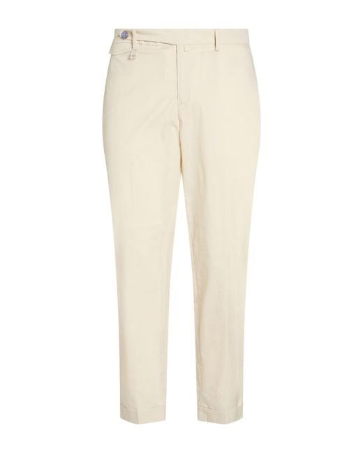 Barbati Natural Cream Pants Cotton, Polyamide, Elastane for men