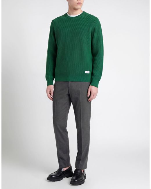 Manuel Ritz Green Sweater Wool, Polyamide for men