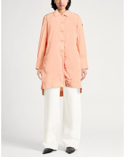 Peuterey Pink Overcoat & Trench Coat