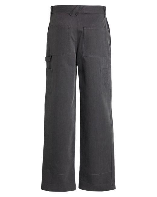 Burberry Gray Pants Cotton for men