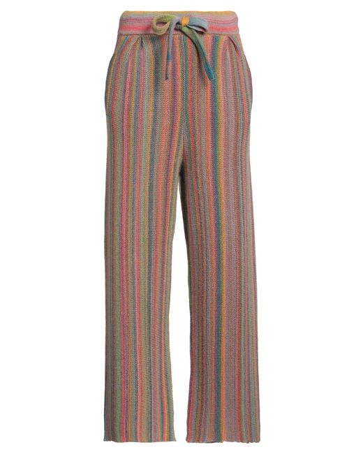 Laneus Brown Pants Virgin Wool, Polyacrylic