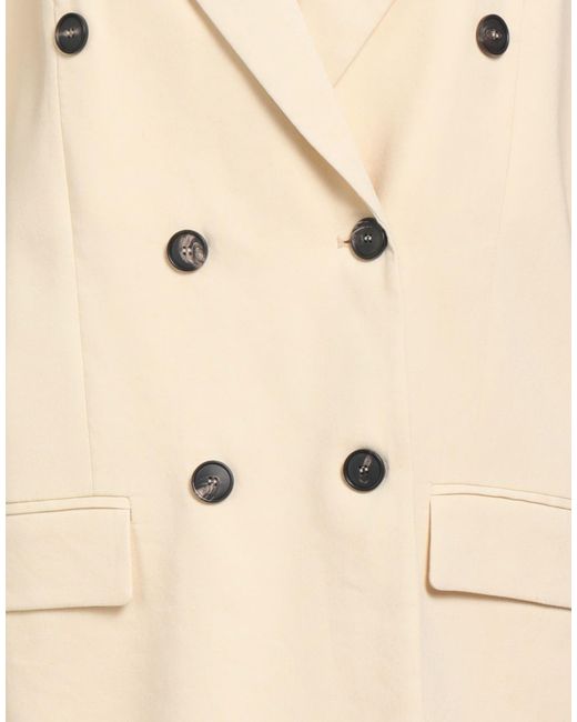 Tela Natural Blazer Viscose, Linen, Elastane