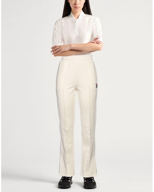 Fila White Pants Cotton, Polyester