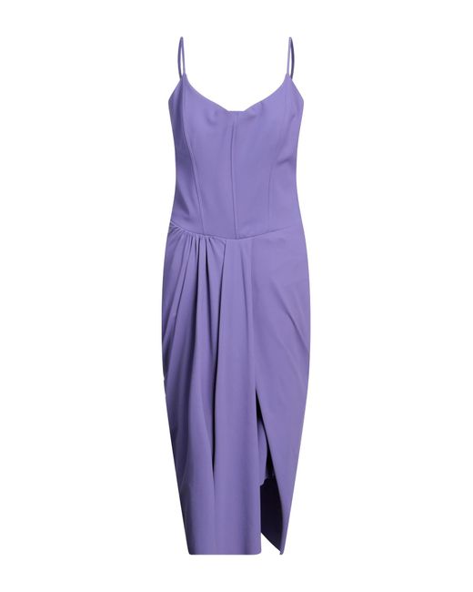 La Petite Robe Di Chiara Boni Purple Midi Dress