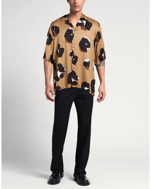 Officine Generale Green Shirt Viscose for men