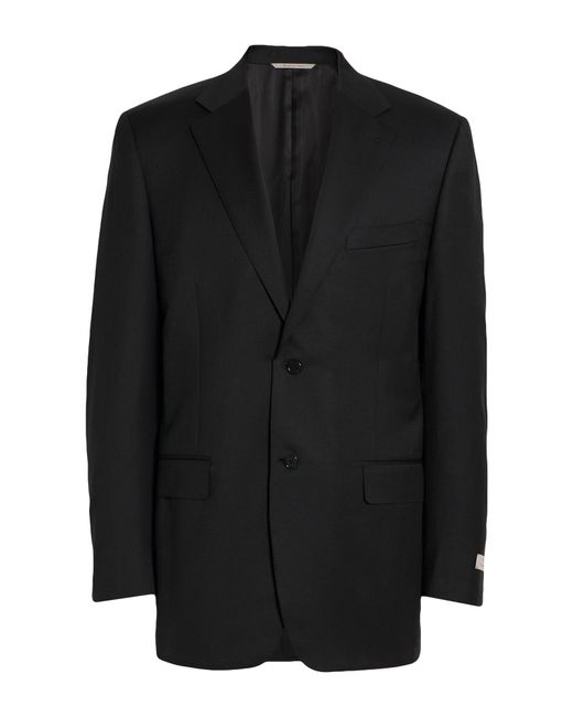 Canali Black Blazer Wool for men