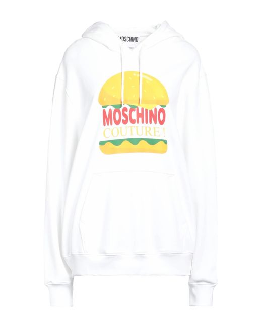 Moschino White Sweatshirt