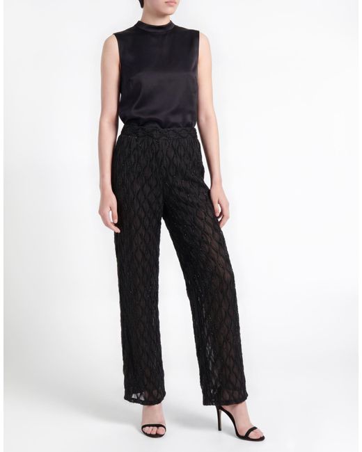 Joseph Ribkoff Black Pants Polyester, Elastane