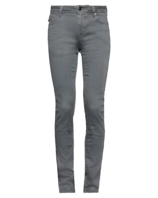 Tramarossa Gray Jeans Cotton, Polyester, Elastane for men
