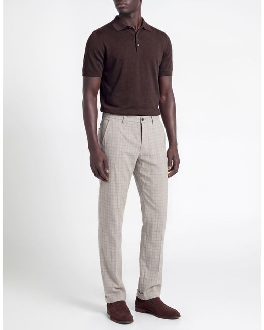 Mason's Gray Pants Cotton, Elastane for men