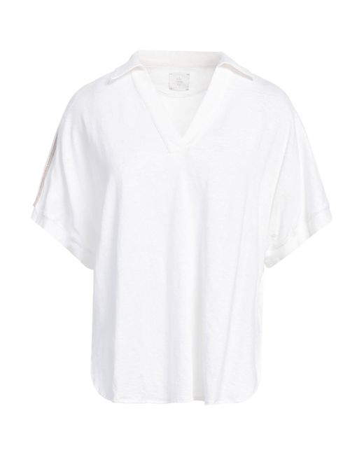 Eleventy White Polo Shirt