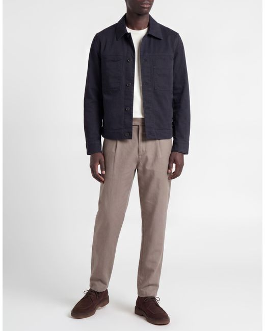 Barena Blue Midnight Jacket Cotton, Elastane for men