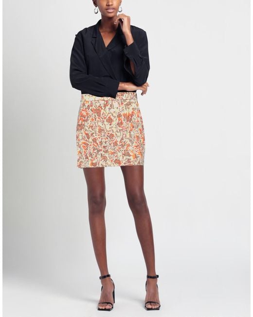 Ambush Orange Mini Skirt