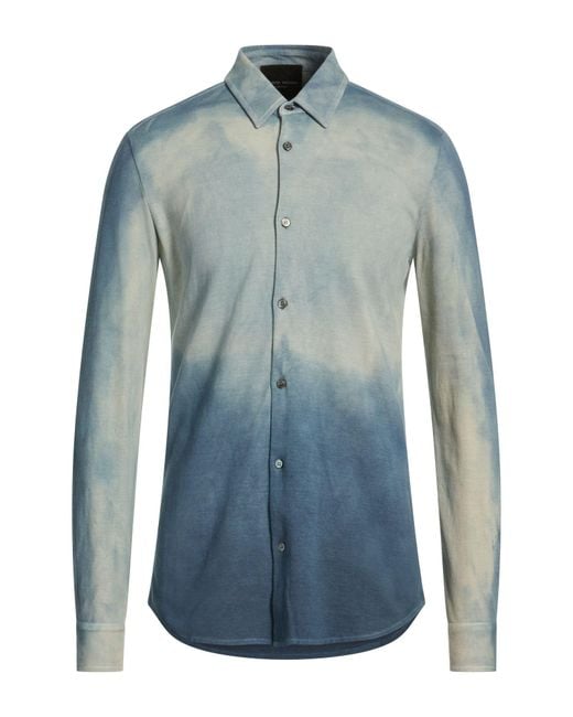 Roberto Collina Blue Shirt for men