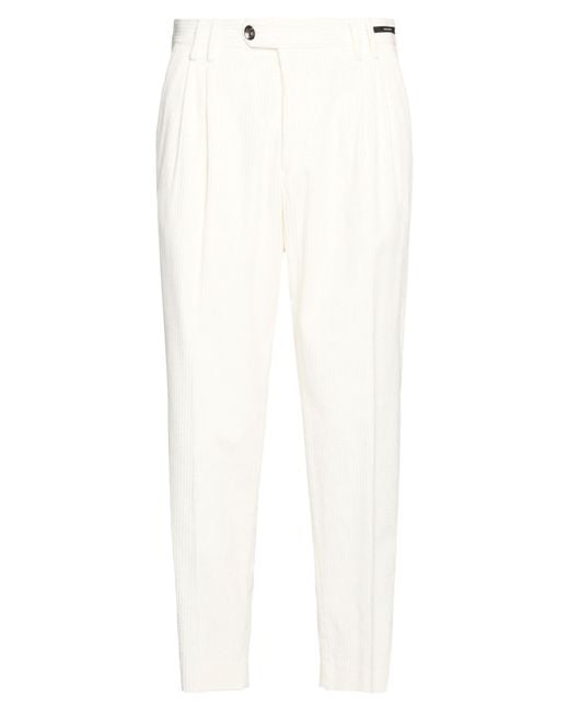 Michael Coal White Pants Cotton for men