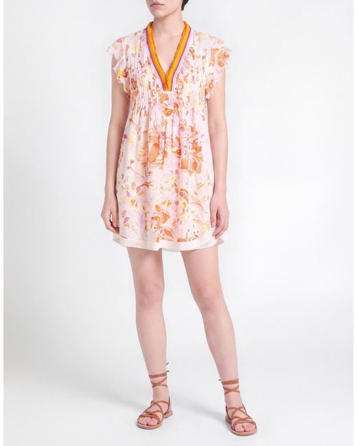 Poupette White Mini Dress Viscose