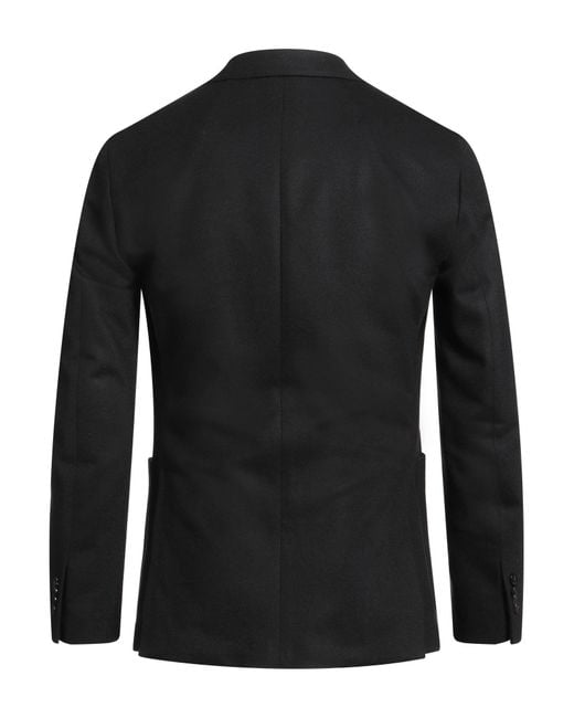 Boglioli Black Blazer for men
