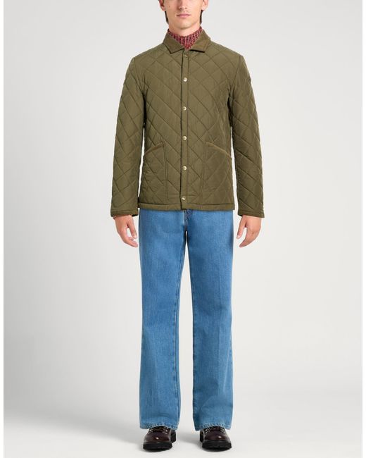 Husky Green Puffers for men