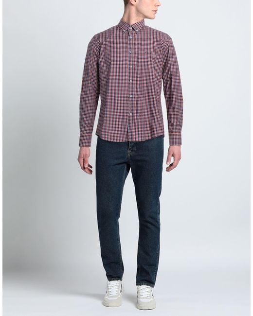 Paul & Shark Purple Shirt for men
