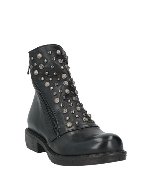 JP/DAVID Black Ankle Boots Leather