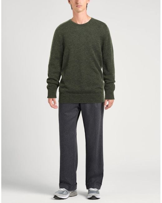 Messagerie Green Patrizio Piscaglia Sweater Alpaca Wool, Polyamide, Merino Wool for men