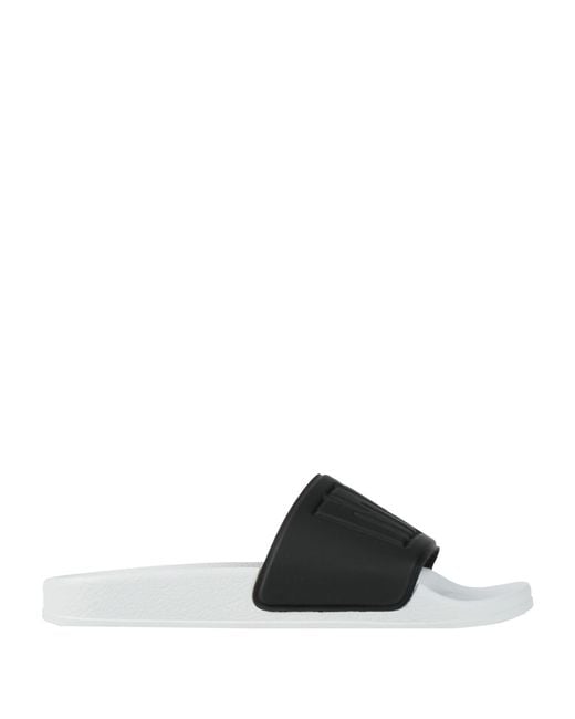 MSGM White Sandals Rubber