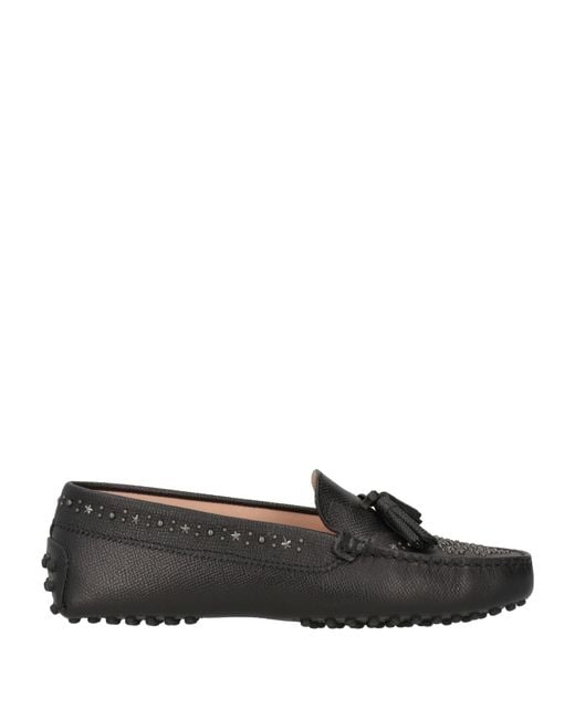 Tod's Black Loafers