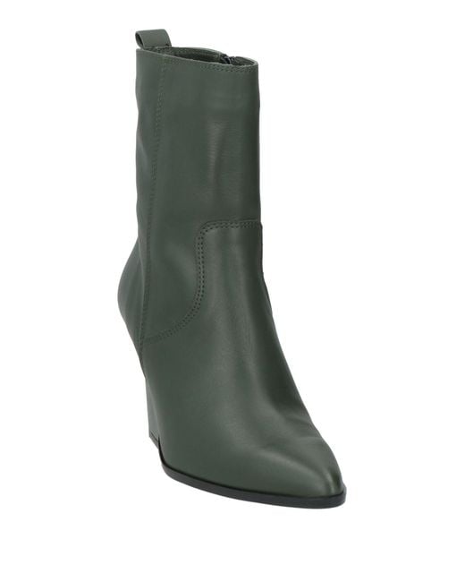Bruno Premi Green Ankle Boots Leather